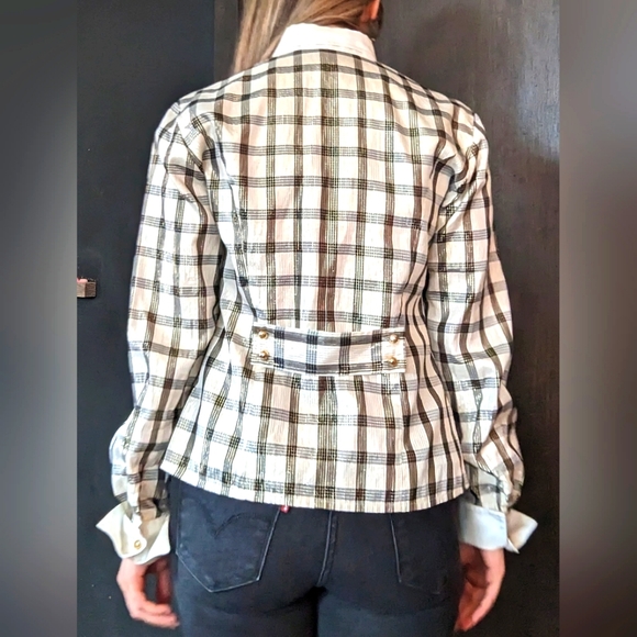 VINTAGE - Checkered button down shirt from the 80s - 3 for 20$ - Picture 4 of 7